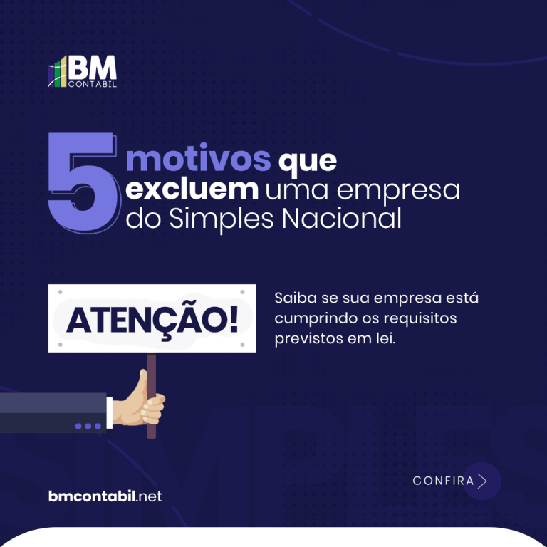 Leia mais sobre o artigo 5 motivos que excluem uma empresa do Simples Nacional